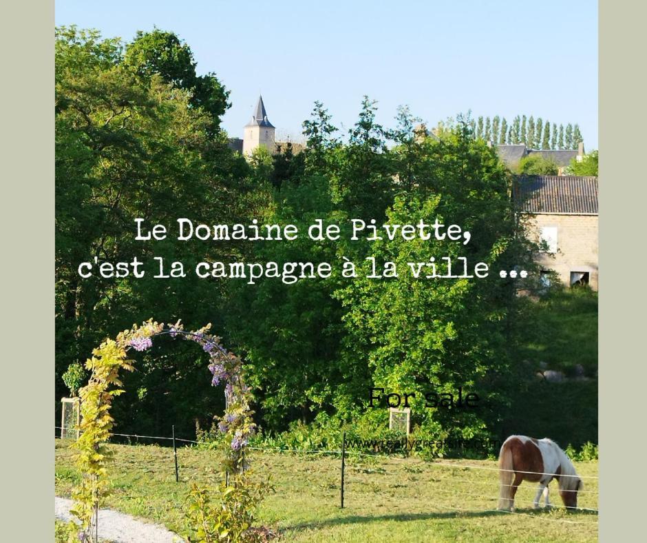 Le Domaine De Pivette Chambre Climatisee Et Insolite Avec Terrasse Privative Avranches Dış mekan fotoğraf